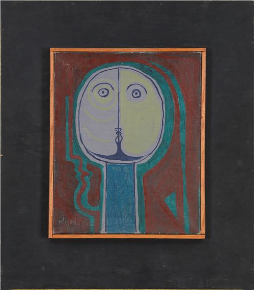 Portrait de femme by Oscar Dominguez, 1948