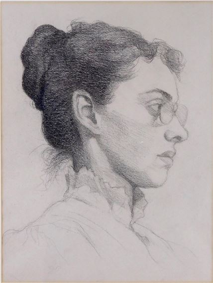 Young Woman by Jennie M. Burr, 1896