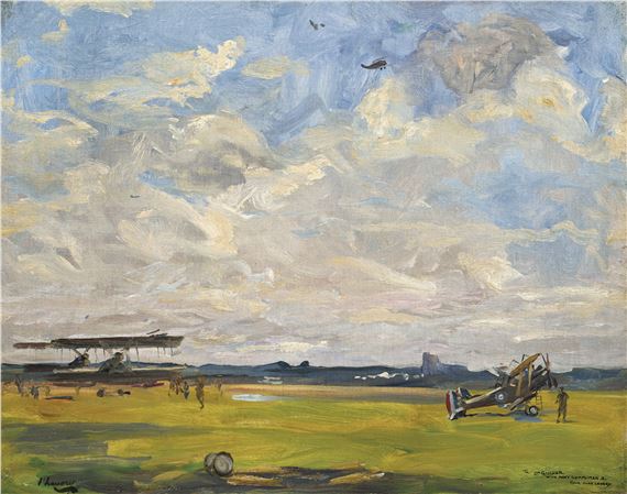 Hounslow by John Lavery, 1917, Painted in August 1917