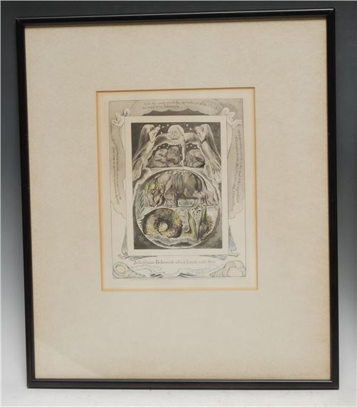 William Blake | Behold Now Behemoth (1825) | MutualArt