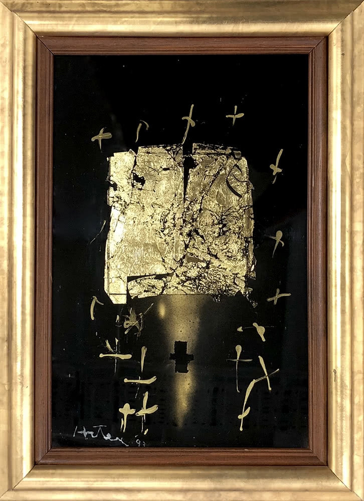 Ralph Hotere | Lo Negro Sobre Lo Oro (The Black over the Gold) | MutualArt