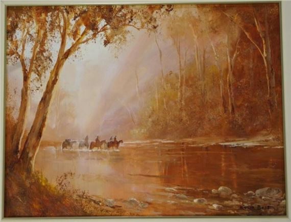 3 Mile Crossing, at Sunup by Kevin John Best