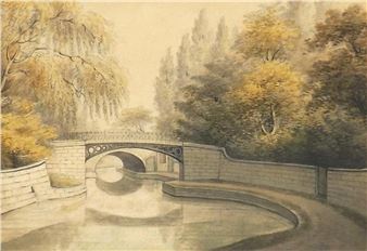 The new canal and bridges at Sydney Gardens, Bath - James Gibbs