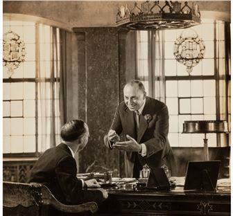 Untitled (The Meeting, Walter Chrysler), - Grancel Fitz