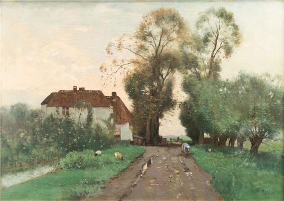 Boerenerf by Marinus Gidding