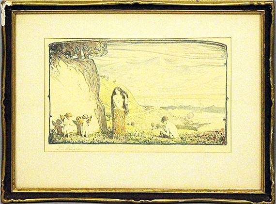 "Sonnige Tage" by Ludwig von Hofmann, um 1898