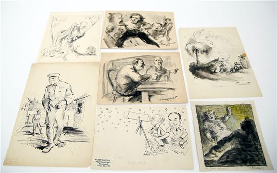 Walter Trautschold | Sammlung von 49 Zeichnungen. | MutualArt