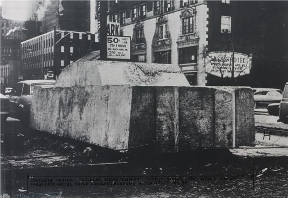 Concrete Traffic by Wolf Vostell, 1970
