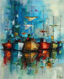 Zeilboten - A. Karpezo