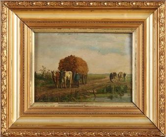 Boer met ossenspan - A.C. Kooper