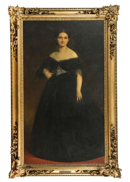 Artwork by Gustave Ricard, Eglé Exshaw, Made of oil on canvas