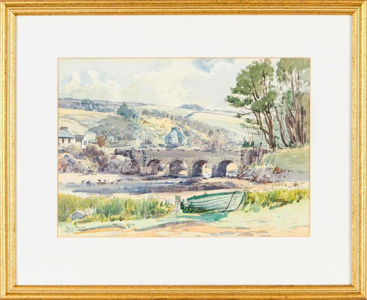 Artwork by Theodore James Gracey, AT CUSHENDUN, Made of WATERCOLOUR DRAWING