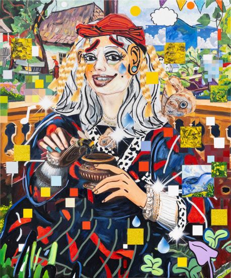 Tea Time by Allison Zuckerman, Executed in 2022