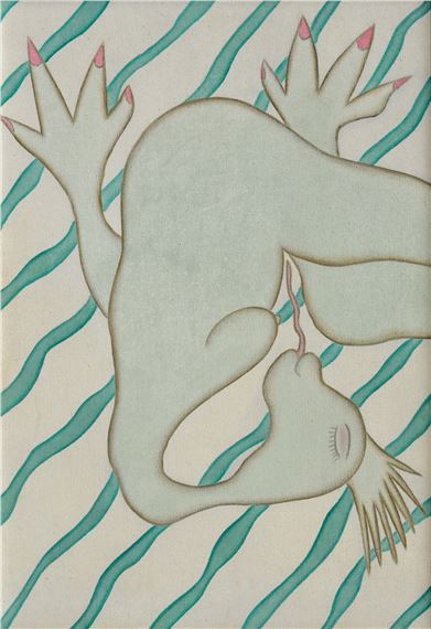 Hati yang Sepi by Gusti Ayu Kadek Murniasih, painted in 1995