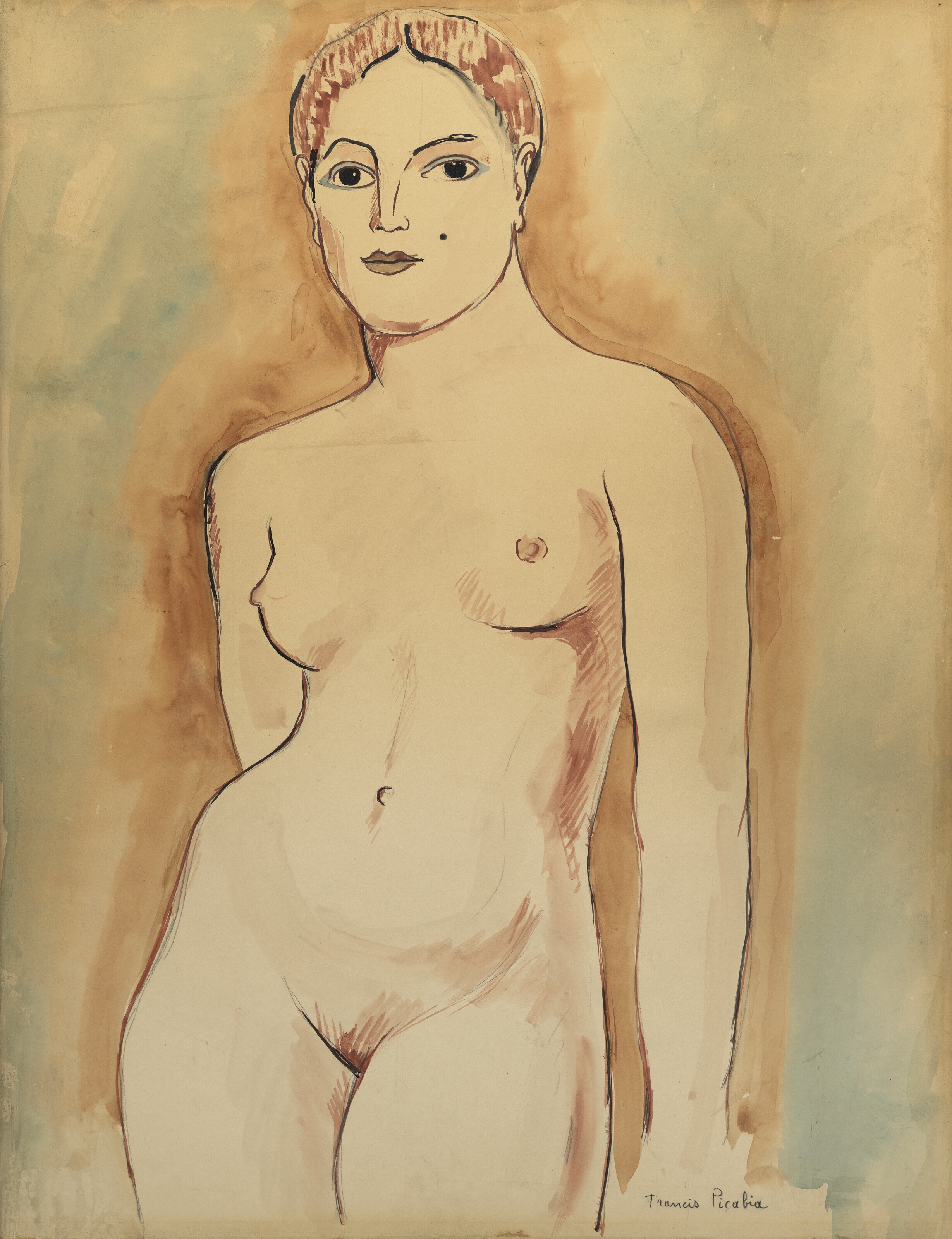 Artwork by Francis Picabia, Sans titre, Made of watercolour, India ink and pencil on paper