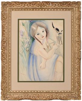 Girl with cat - Mily Possoz