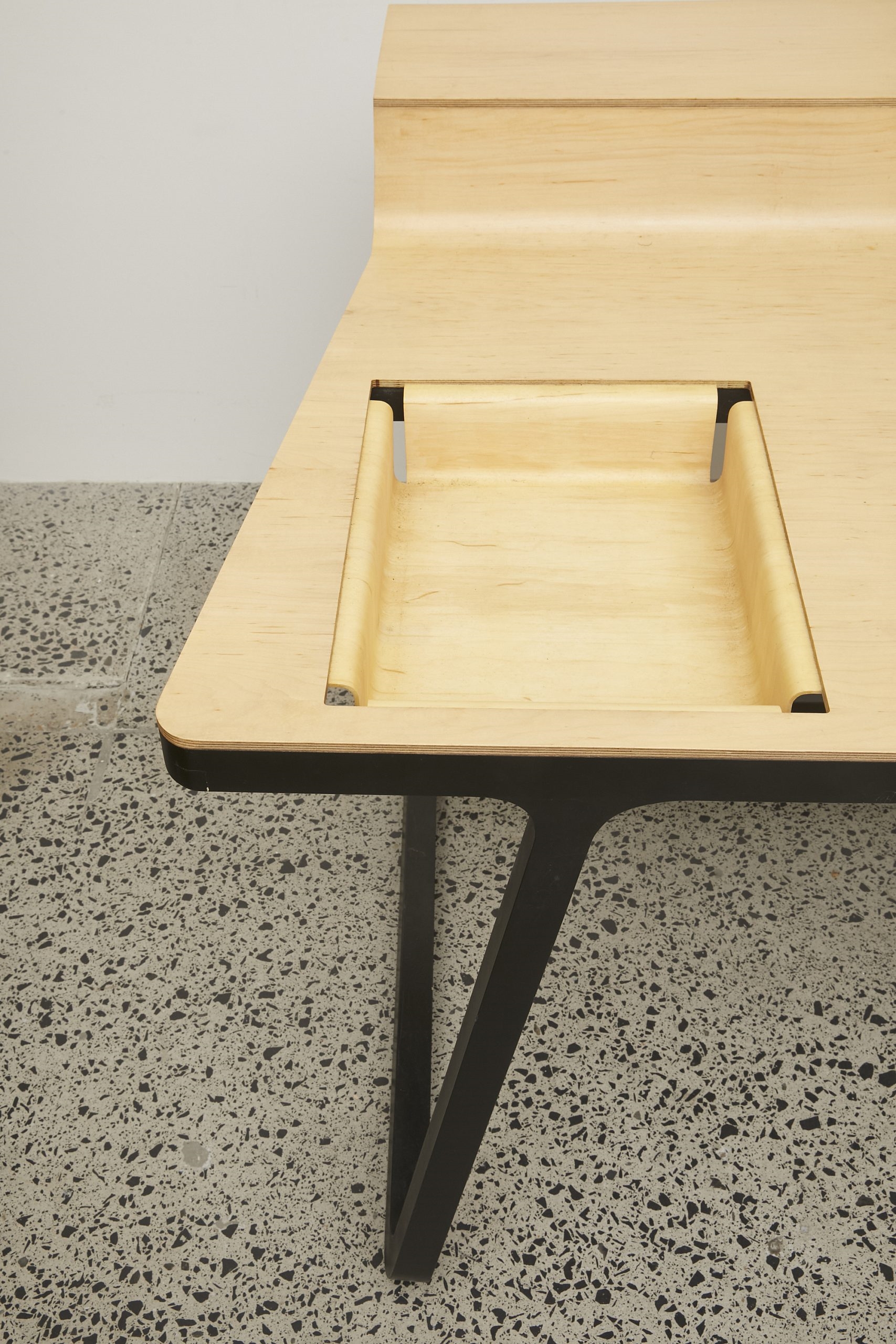 Artwork by Henry Pilcher, Seced Prototype Desk, Made of laminated