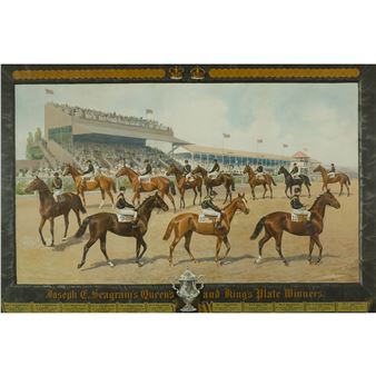 JOSEPH E. SEAGRAM’S QUEEN’S AND KING’S PLATE WINNERS, CA.1905 - Arthur H. Hider