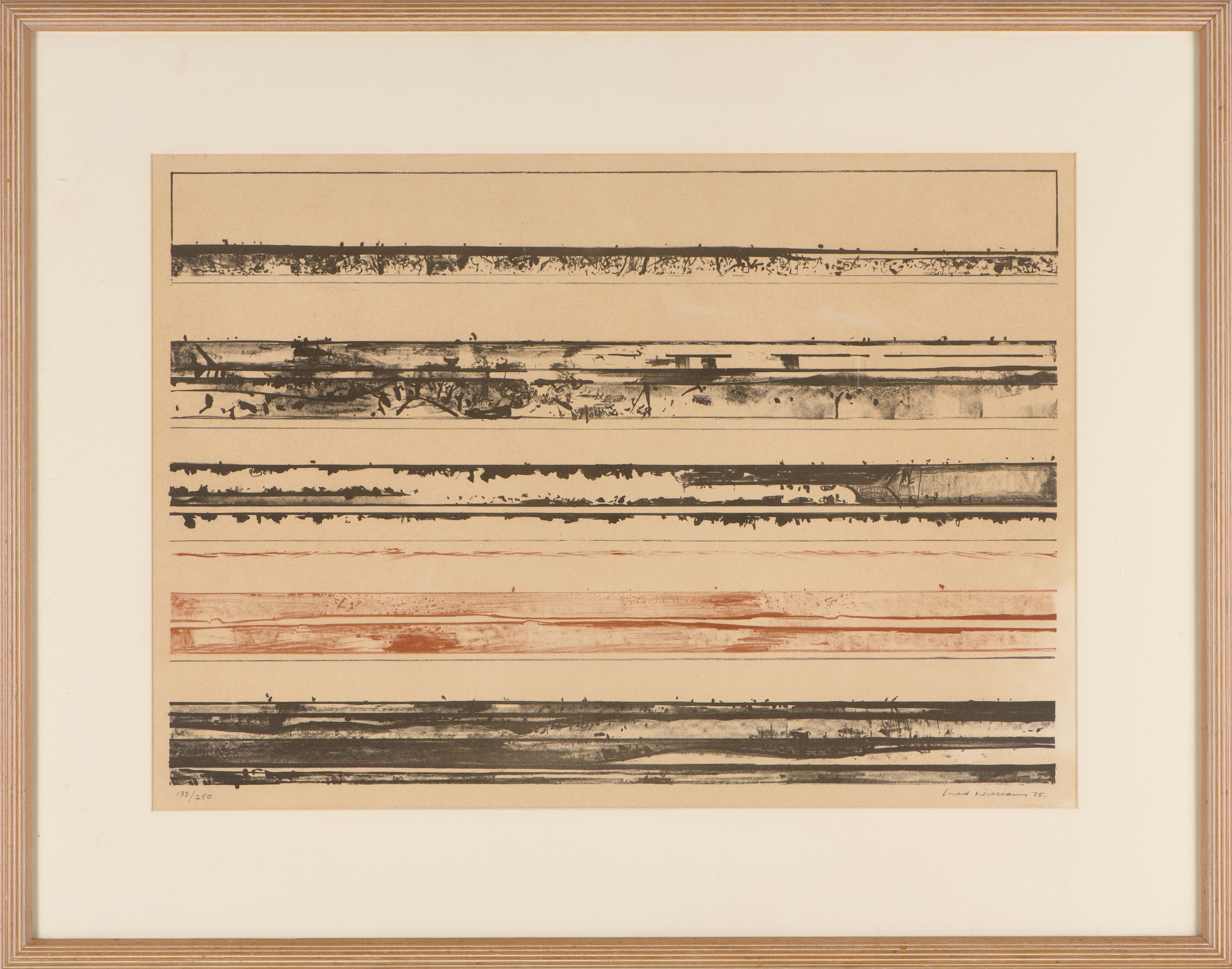 Artwork by Fred Williams, Murray River Panels, Made of lithograph