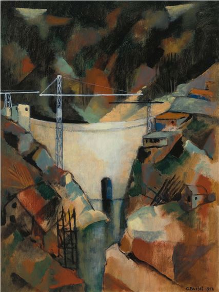 "Le barrage" by Gustave Buchet, 1952