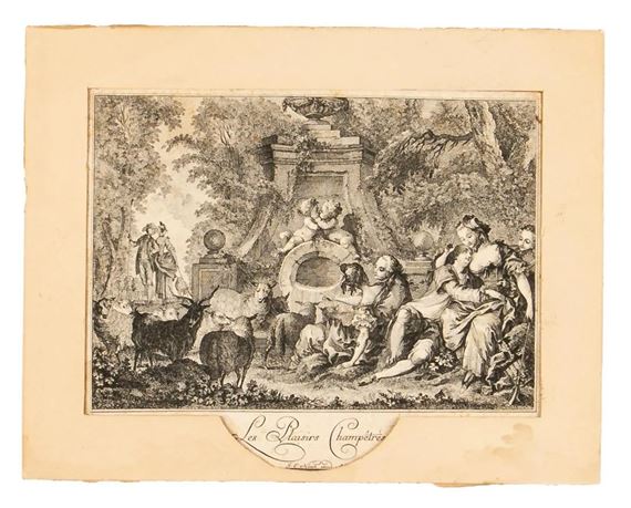 Les Plaisirs Champetres (Or COUNTRY PLEASURES) by Johann Esaias Nilson