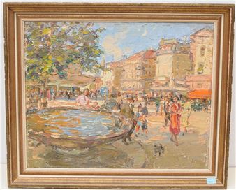 Zürich, am Bellevue - Josef Arpád Kubass