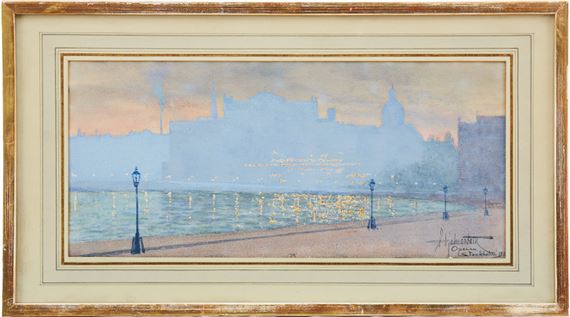 Vy mot Operan, Stockholm by Hjalmar Falk, 1911