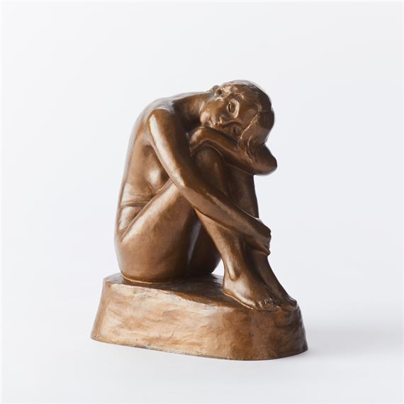 Sittande kvinna by Börje Börjeson, 1912