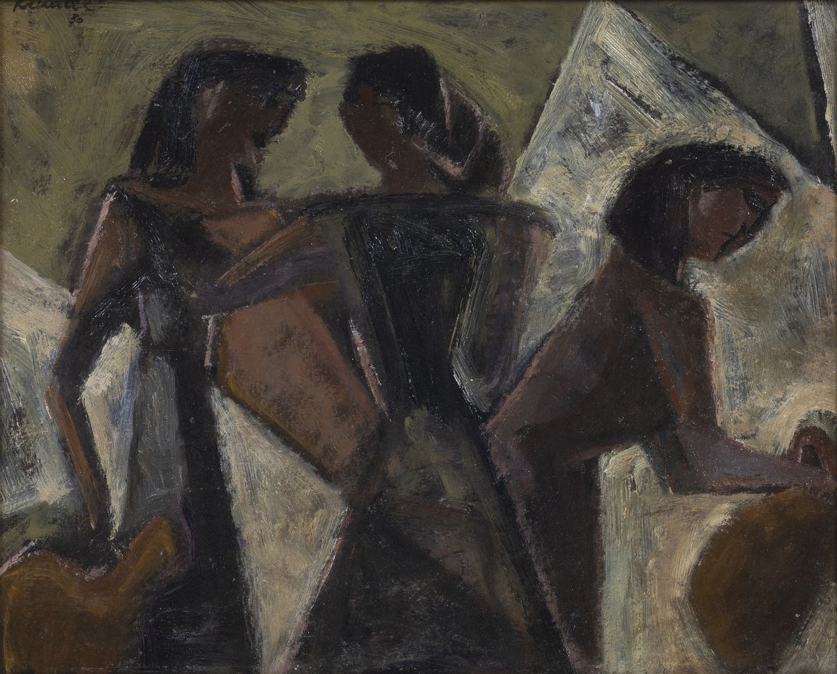 Artwork by Júlio Resende, Untitled, Made of Oil on wood