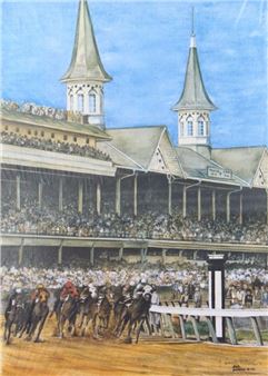 "Churchill Downs" - Dick Purkins