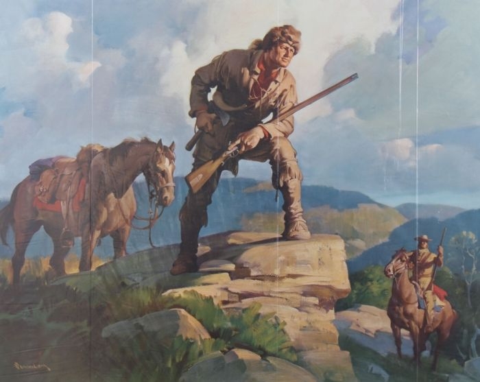 Haddon H. Sundblom Daniel Boone at Cumberland Gap (Circa 1968