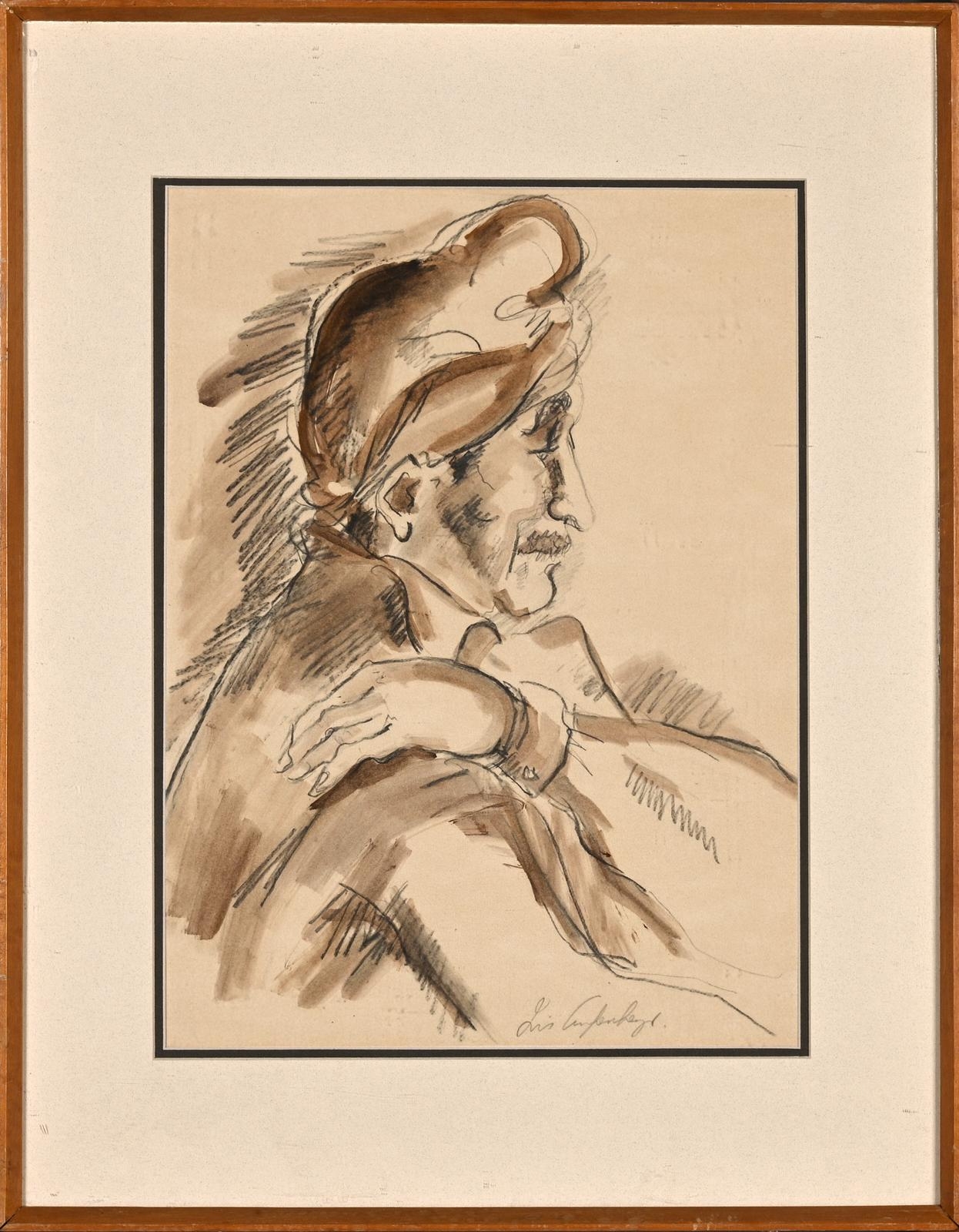 Iris Ampenberger Portrait of a Man in a Turban MutualArt