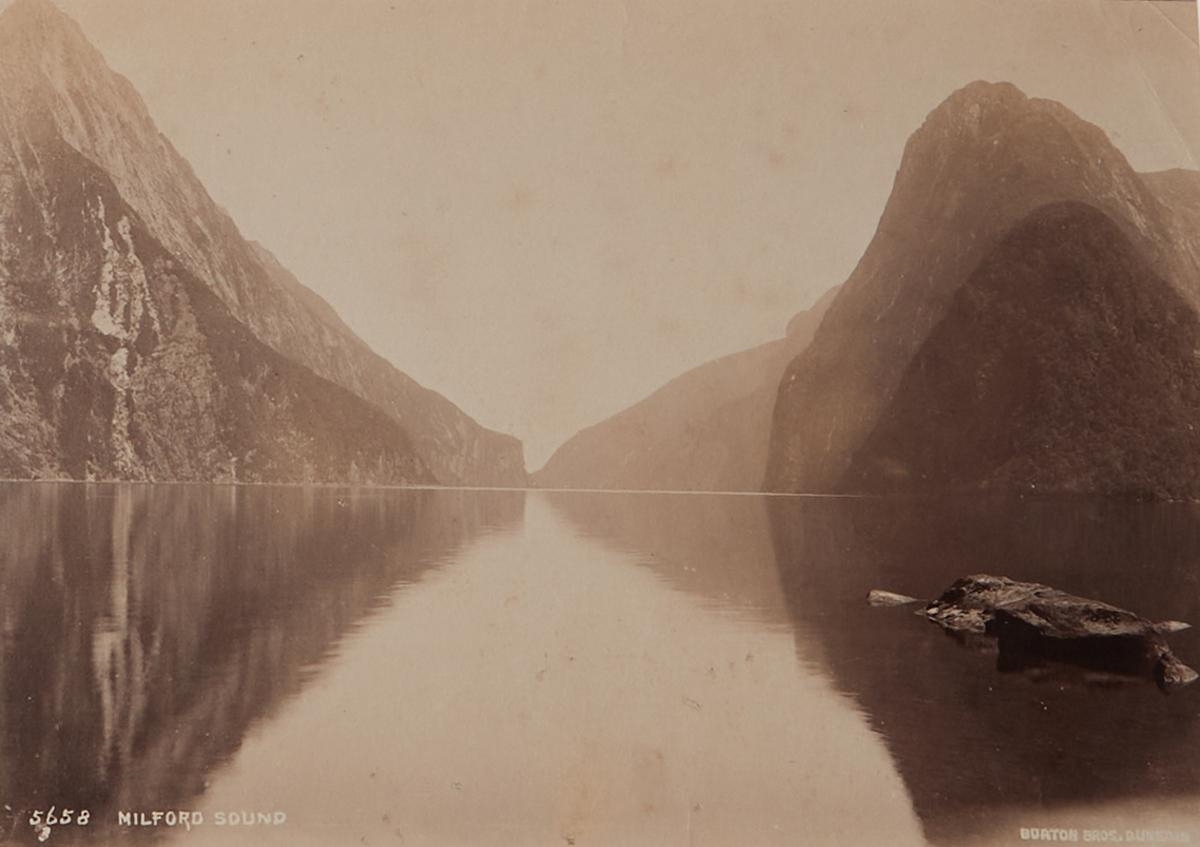 Burton Brothers Milford Sound (Circa 1880) MutualArt