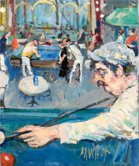 The virgin of the billiard by Gabriel Dauchot