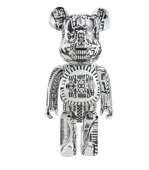 BE@RBRICK1000% oasis White Chrome