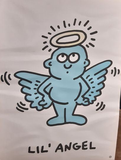 美術品・アンティーク・コレクション キース・ヘリング 「Lil'Angel