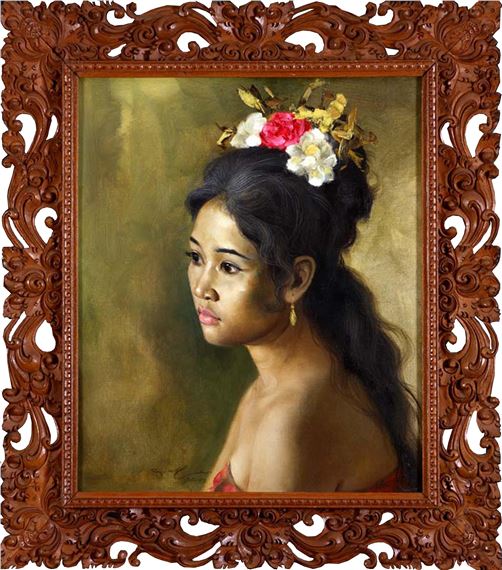 Balinese Girl by Dullah, 1973
