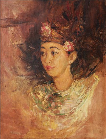 Balinese Dancer by Trubus Sudarsono, 1964