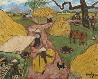 Paysage de campagne - Bui Xuan Phai