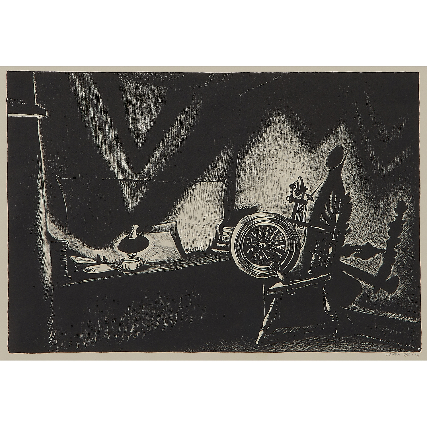 Wanda Gág Evening (1929) MutualArt