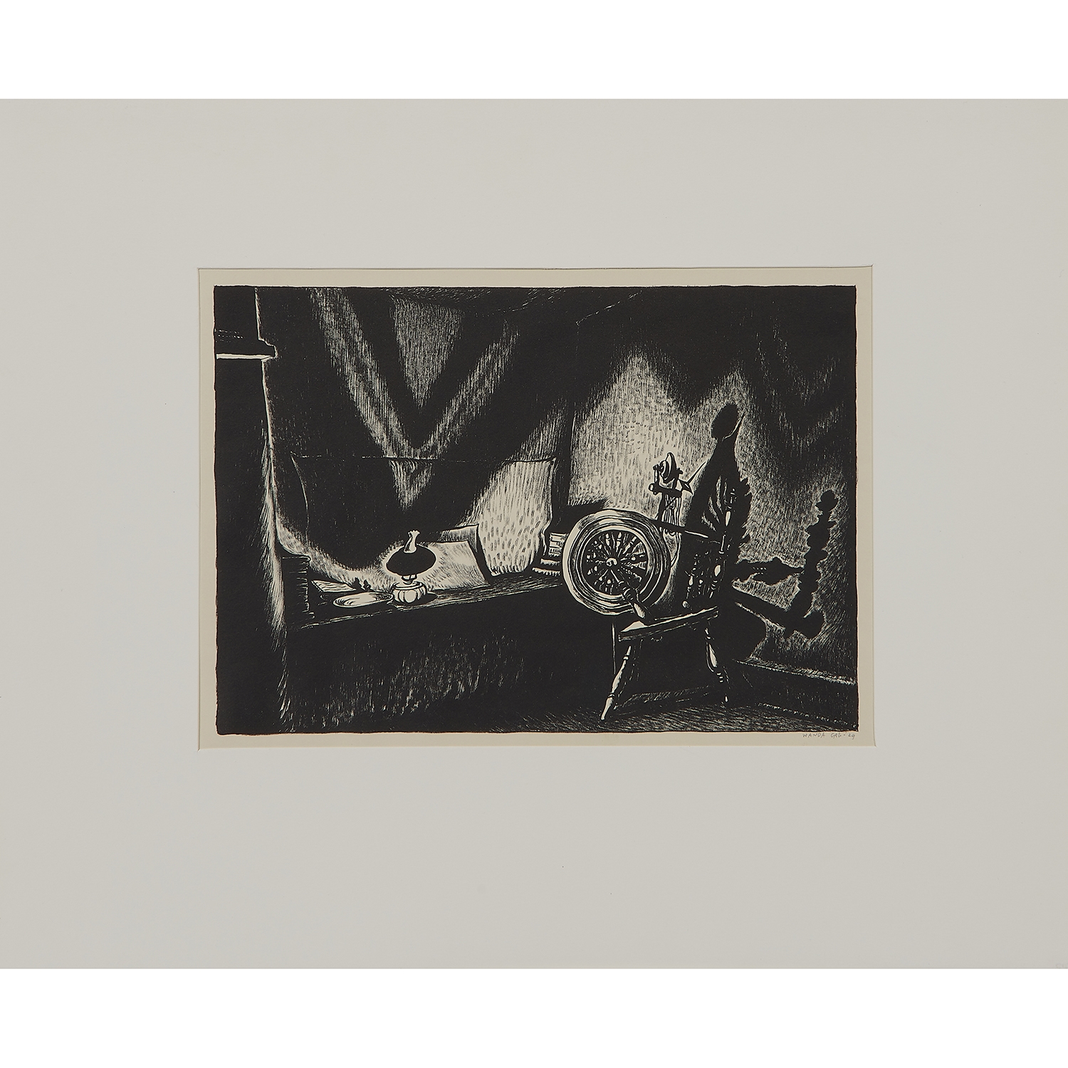 Wanda Gág Evening (1929) MutualArt