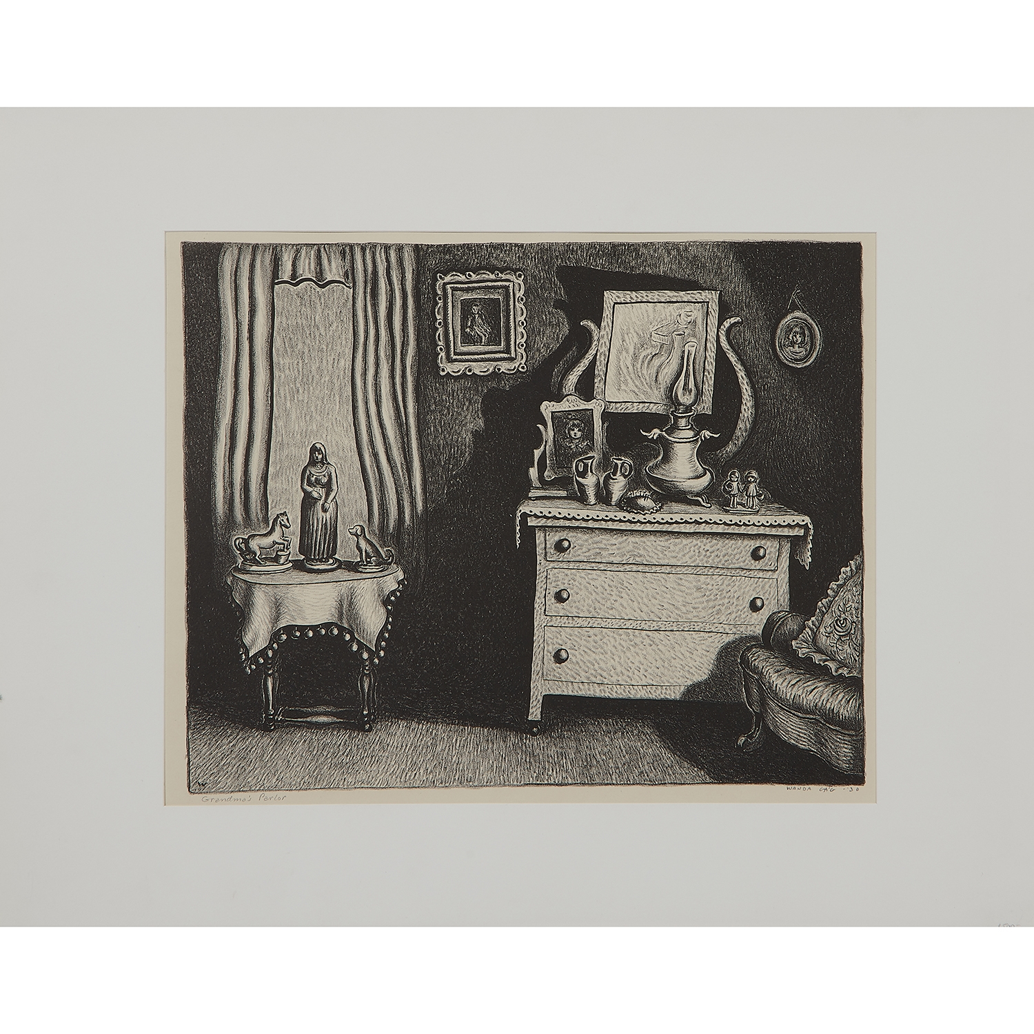 Wanda Gág Grandma's Parlor (1930) MutualArt