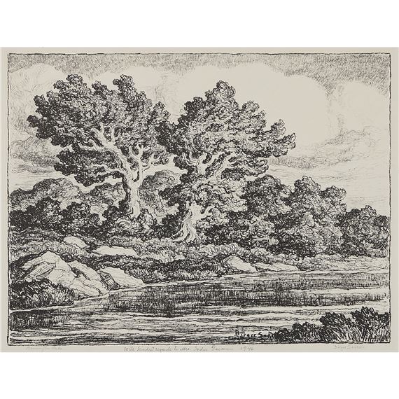 Bennington Lake by Birger Sandzén, 1946