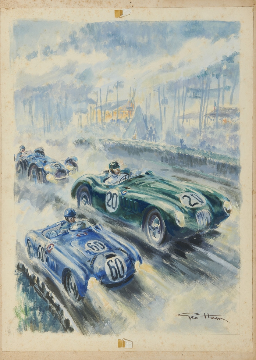 Programme Officiel Des 24 Heures Du Mans 1951 - Illustration Géo Ham