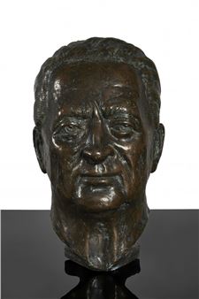 Portrait d'Enzo Ferrari - Christine Blanc