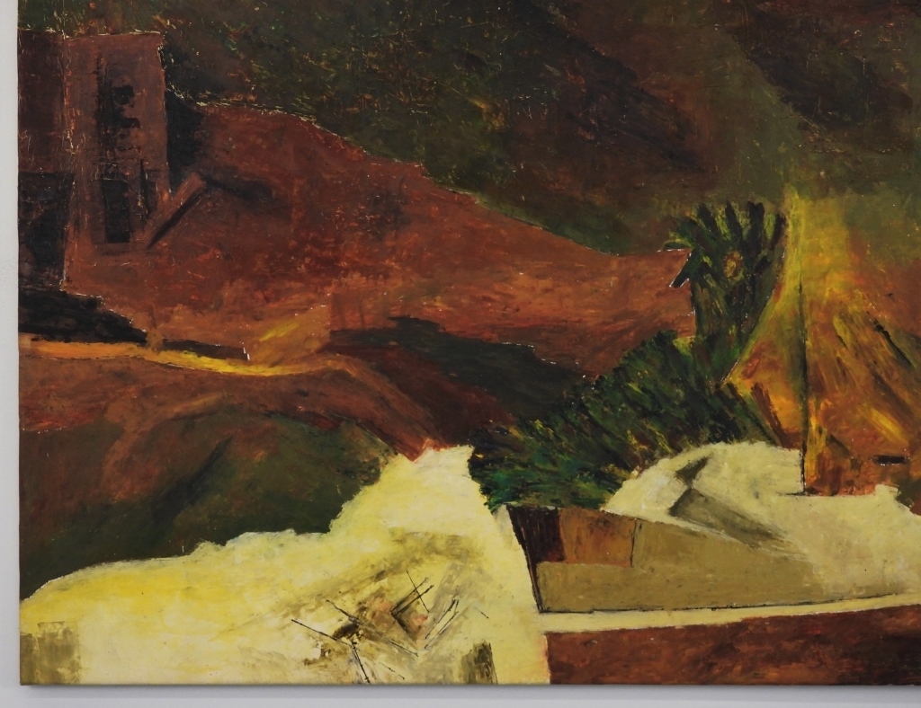 Ram Kumar | Ram Kumar Abstract Landscape Painting | MutualArt