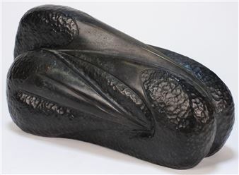 John Ed Nordin Modern Bronze Bird Sculpture - John Ed Norden