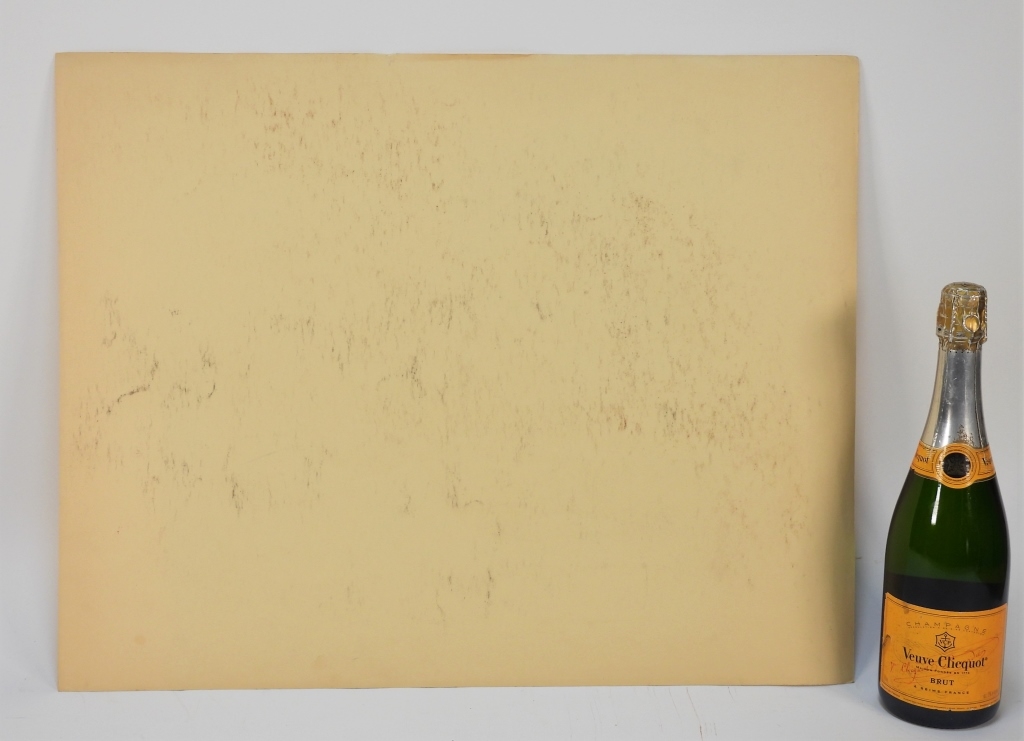 Artwork by Nevart Dohanian, Nevart Dohanian Lounging Nude Figure Study, Made of Charcoal on paper