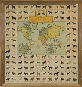 "Illustrated Map of Dogs - Joe Godfrey, Jr.
