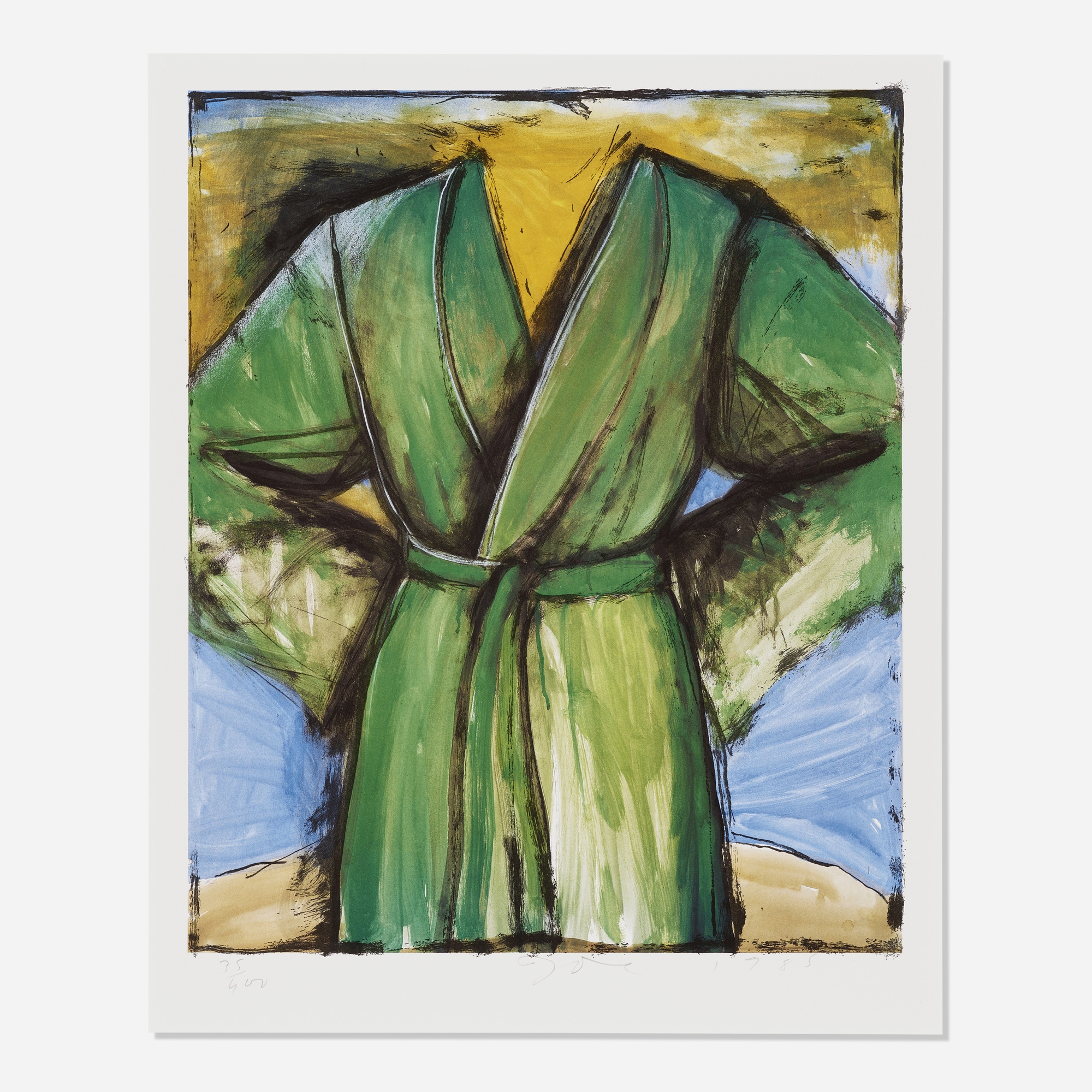 Jim Dine | The Mighty Robe (1985) | MutualArt